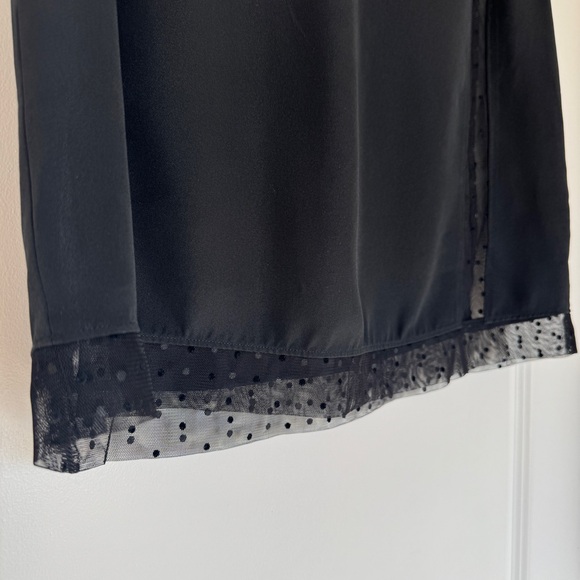 MADEWELL Broadway & Broome Swiss Dot Mesh Top, Size Large EUC - Picture 4 of 9